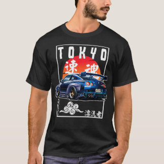 JDM Japanse Streetwear Tokyo R34 Drift Lovers T-shirt