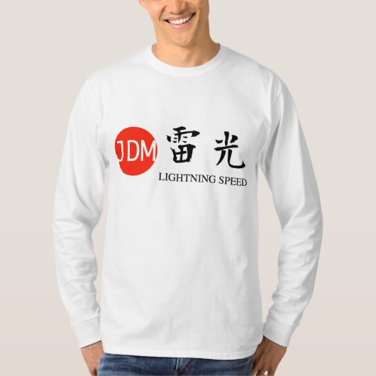 JDM Lightning speed T-shirt (Voorkant)