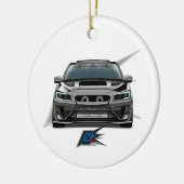 jdm rallyauto  keramisch ornament (Links)