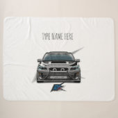 JDM rallyauto Sherpa Deken (Voorkant (horizontaal))