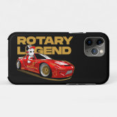 JDM RED ROTARY DRIFT LEGENDE Case-Mate iPhone CASE (Achterkant (horizontaal))
