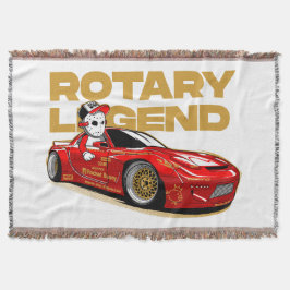 JDM RED ROTARY DRIFT LEGENDE DEKEN