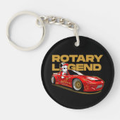 JDM RED ROTARY DRIFT LEGENDE SLEUTELHANGER (Voorkant)