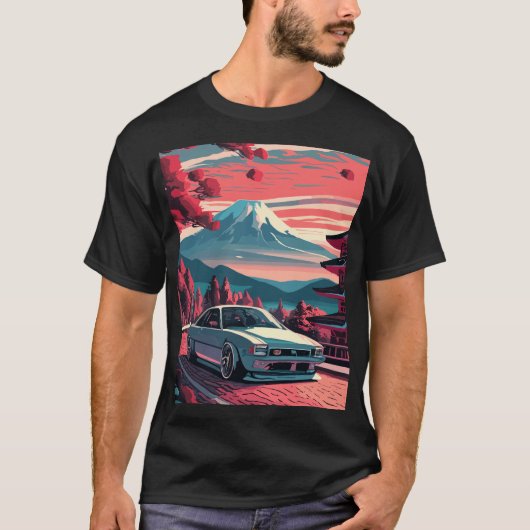 JDM Retro Japans auto T-shirt (Voorkant)