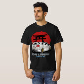 JDM White Subie Impreza WRX STi T-Shirt (Voorkant volledig)