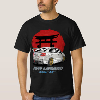 JDM White Subie Impreza WRX STi T-Shirt