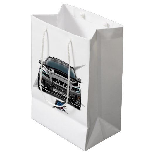 jdm wrc rallyauto medium cadeauzakje (Voorkant Gekanteld)