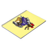 JDM ZESCILINDER TURBOMOTOR NOTITIEBOEK (Linkerzijde)