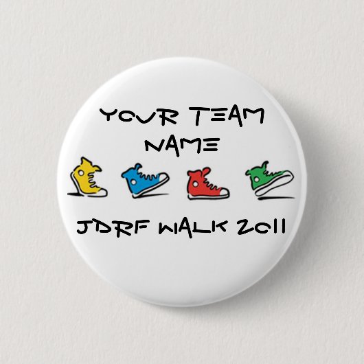JDRF Walk 2011 Button (Voorkant)