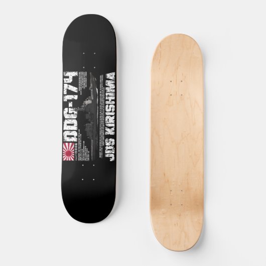 JDS Kirishima (DDG-174) Skateboard (Voorkant)