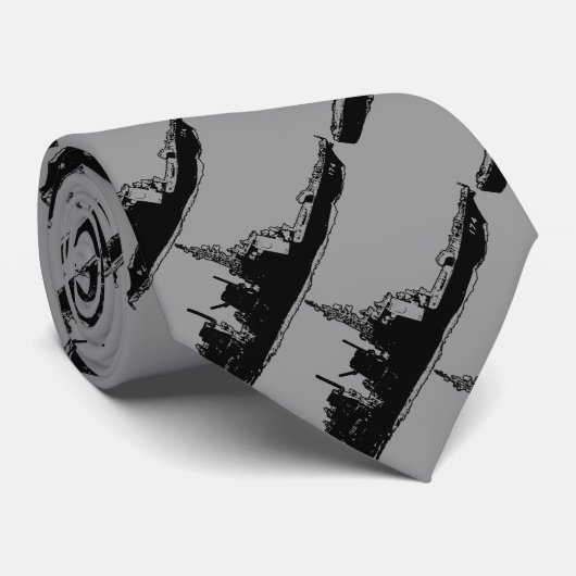 JDS Kirishima (DDG-174) Stropdassen (Opgerold)