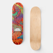 JDS Kleurrijke Draken Persoonlijk Skateboard (Voorkant)