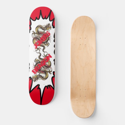 JDS OldDragons Persoonlijk Skateboard (Voorkant)