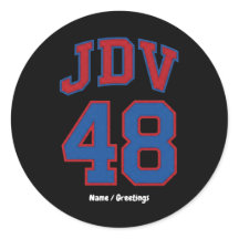 JDV 48 Retro Varsity Stijl Vintage Sport Monogram