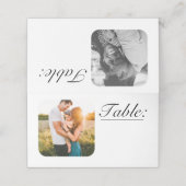 Je 2 fotolijstnummers plaatsen kaart plaatskaartje (Buitenkant ongevouwen)