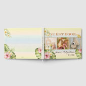 Je 3 foto's bevestigen het Baby shower Gastenboek (Volledig)