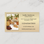 Je 4 foto's Dietitist of Nutrionist Visitekaartje (Achterkant)