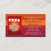 Je 4 foto's laten zien dat je ijscrème vangt visitekaartje (Achterkant)