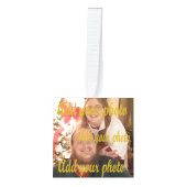 Je 6 verschillende foto's blokkeren ornament (Voorkant)