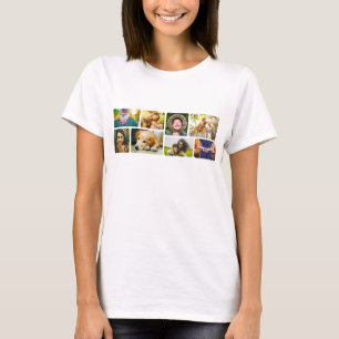 Je 8 foto's met ritssluiting t-shirt