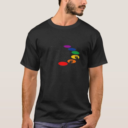 Je A.S. lopen Uit T-shirt (Voorkant)