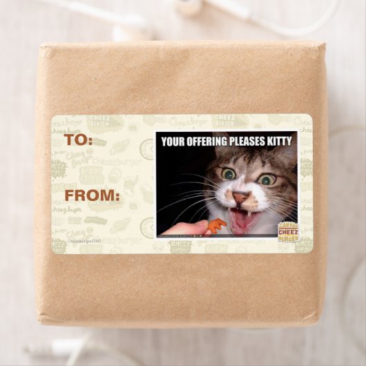 Je aanbieding is een Kat Etiket (Insitu)