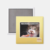 Je aanbieding is een Kat Magneet (Voorkant / Achterkant)