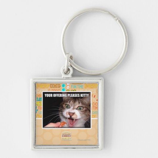 Je aanbieding is een Kat Sleutelhanger (Voorkant)