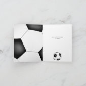 je aangepast bericht eenvoudige voetbalwedstrijd kaart (Binnen)