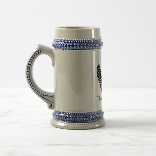 Je aangepaste 22 oz Stein Bierpul (Links)