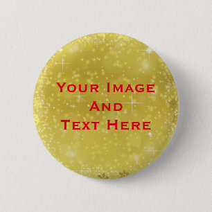Je aangepaste Afbeelding en tekst op maat Ronde Button 5,7 Cm