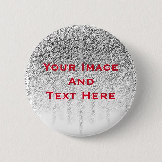 Je aangepaste Afbeelding en tekst op maat Ronde Button 5,7 Cm (Voorkant)