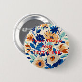 Je aangepaste Afbeelding en tekst op maat Ronde Button 5,7 Cm (Voorkant /achterkant)