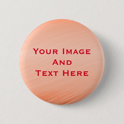 Je aangepaste Afbeelding en tekst op maat Ronde Button 5,7 Cm (Voorkant)