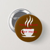 Je aangepaste Afbeelding en tekst op maat Ronde Button 5,7 Cm (Voorkant /achterkant)