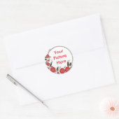 Je aangepaste Afbeelding Klassieke Round Sticker (Envelop)