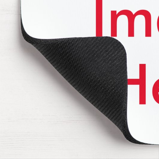 Je aangepaste Afbeelding Square Muismat (Hoek)