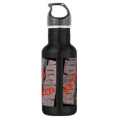 Je aangepaste aflossingfles waterfles  (Achterkant)