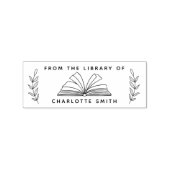 Je aangepaste bibliotheek Aangepast naamboek Rubberstempel (Afrduk)