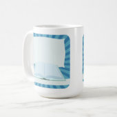 Je aangepaste boekstijl promoten koffiemok (Voorkant links)