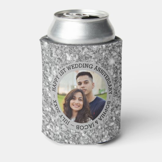 Je aangepaste foto blikjeskoeler (Blikje Achterkant)