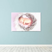 Je aangepaste foto canvas afdruk (Insitu (Houten vloer))