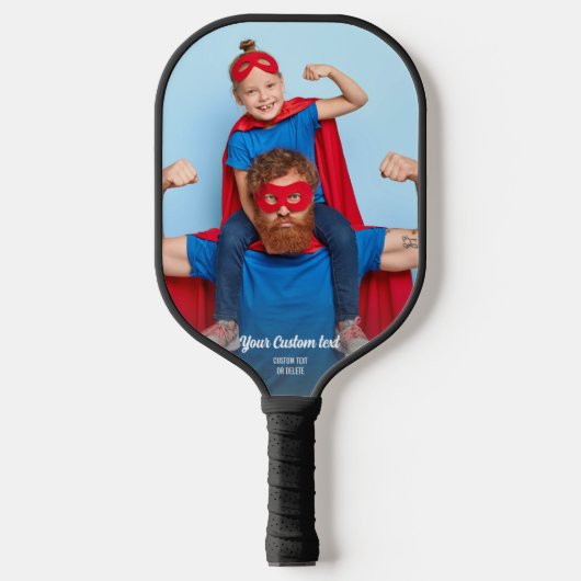 Je aangepaste foto en tekst op maat pickleball paddle (Voorkant)