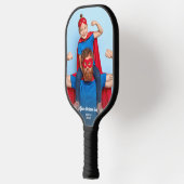 Je aangepaste foto en tekst op maat pickleball paddle (Links)