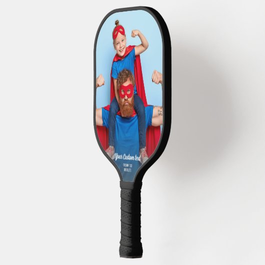 Je aangepaste foto en tekst op maat pickleball paddle (Links)
