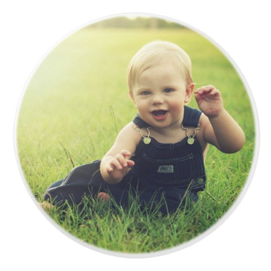 Je aangepaste foto keramische knop (Voorkant)