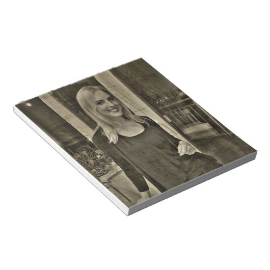 Je aangepaste foto notitieblok (Schuin)