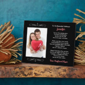 Je aangepaste foto van Boyvriend naar mijn Vriendi Fotoplaat (Zijkant)