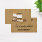 Je aangepaste Jar Mix Recipe Hang Label op Visitekaartje (Bureau)