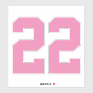 Je aangepaste Jersey nummer Sticker